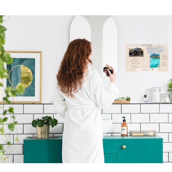 Vision Board Poster - Manifestation Board Dream Board Law of Attraction Beige - Picture 6 of 6